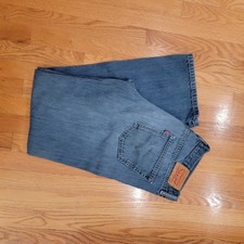 Levi  s 559 Men  s Blue Denim Jeans 36x34 Straight Leg