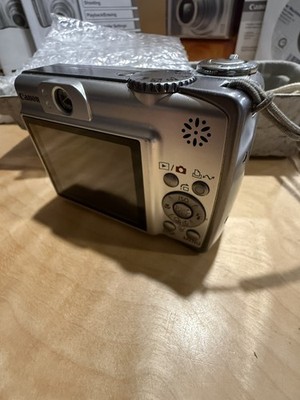 Canon PowerShot A560 7.1MP Digital Camera - Silver for sale online