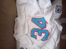 Earl Campbell Mitchell & Ness Throwback Threads Stitched Size 60 Jersey,READ!