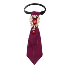 Bow Tie for Women, Adjustable Pre-Tied Ties for Women Girls Uniform Necktie w...