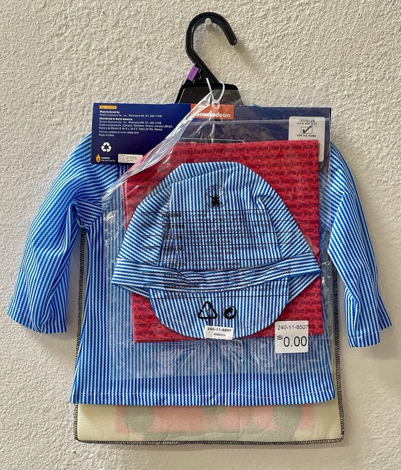 万圣节服装 Nickelodeon Thomas The Train & Friends Rebecca 幼儿 2-3T — 第 4/4 张图片