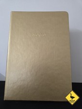 Gold Ryder  Co Notebook - 192 Pages 5.75" x 8.25" - NEW - Fast Shipping 