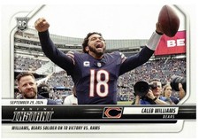 2024 Panini Instant Football Card #58 Caleb Williams Rookie Card Bears