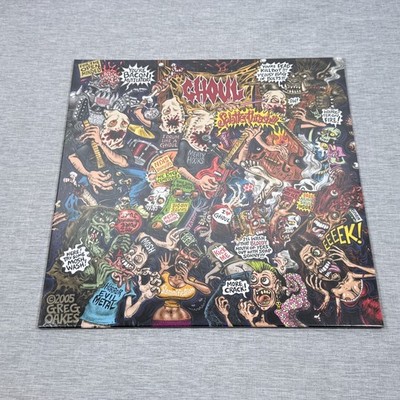 Splatterthrash by Ghoul (LP, Tankcrimes) Gimme Metal Red Black Splatter Vinyl