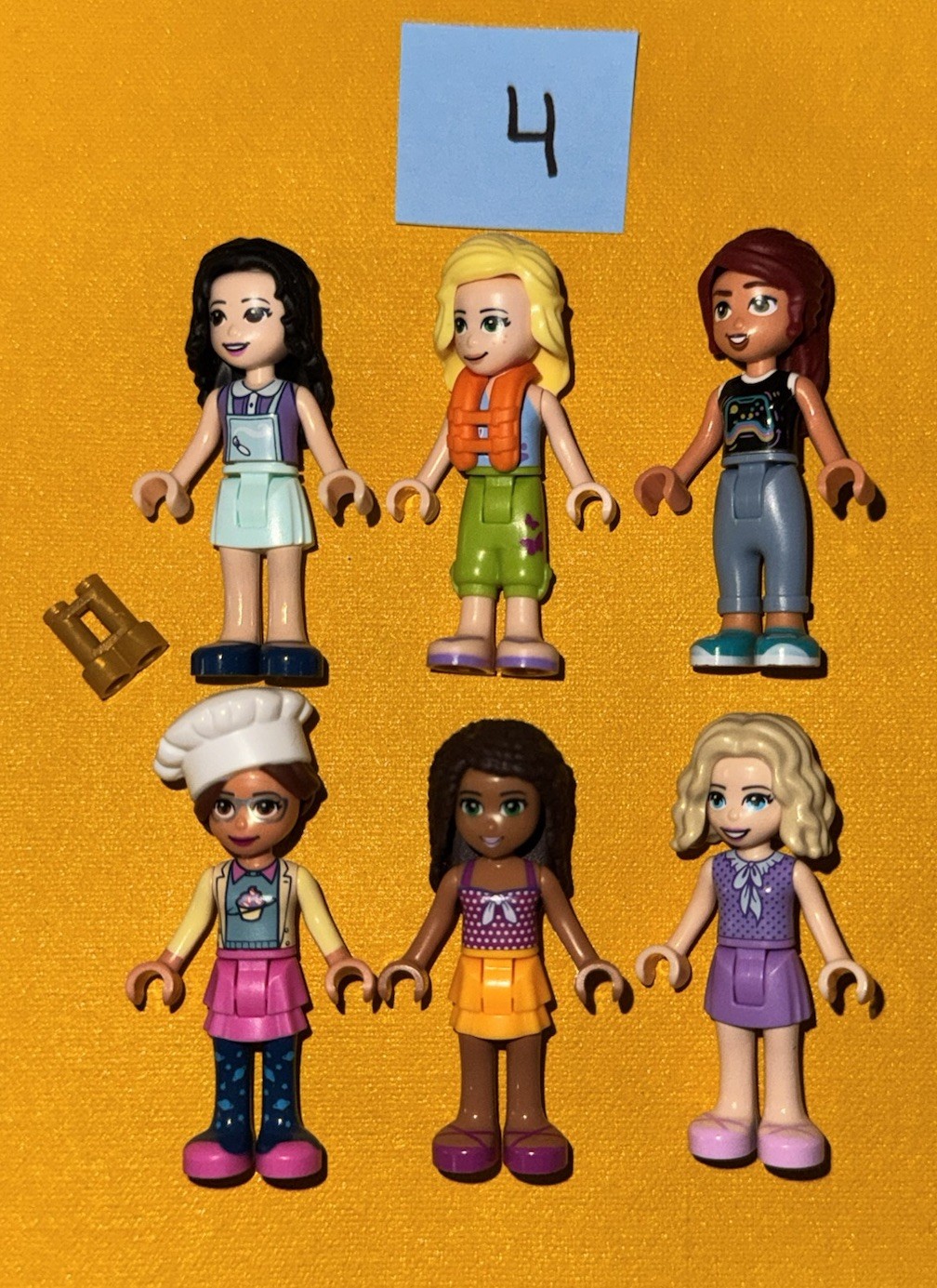 S Mini Dolls Lot Of 6 Girls Dolls Wigs Tb2