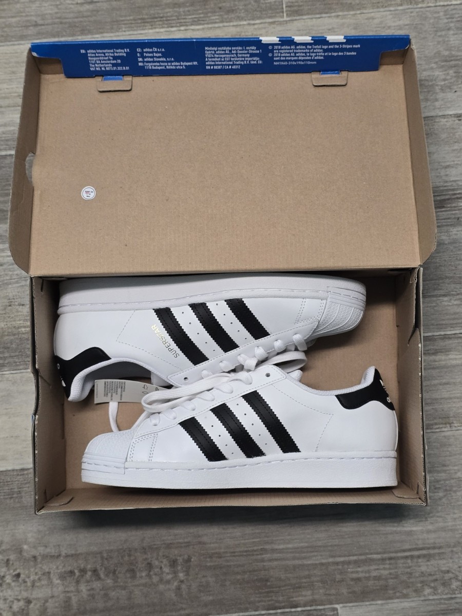 Women's Adidas Superstar Size 8 White Original FV3284 New Never Worn with  Box | eBay