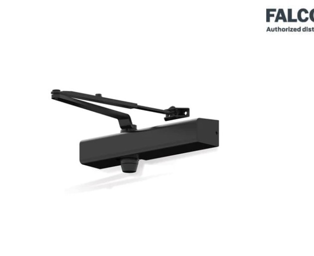 Falcon SC81A STD SLIM Rw/PA Door Closer In Matte Black