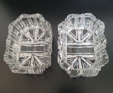 Pair Georgian Open Table Salts Circa 1820 beautiful cutting
