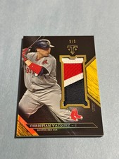 2016 Topps Triple Threads - Christian Vazquez #UJR-CV2 Unity Jumbo Relic 3/9