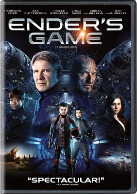Enders Game - Abigail Breslin, Ben Kingsley, Viola Davis  Harrison Ford -New DVD