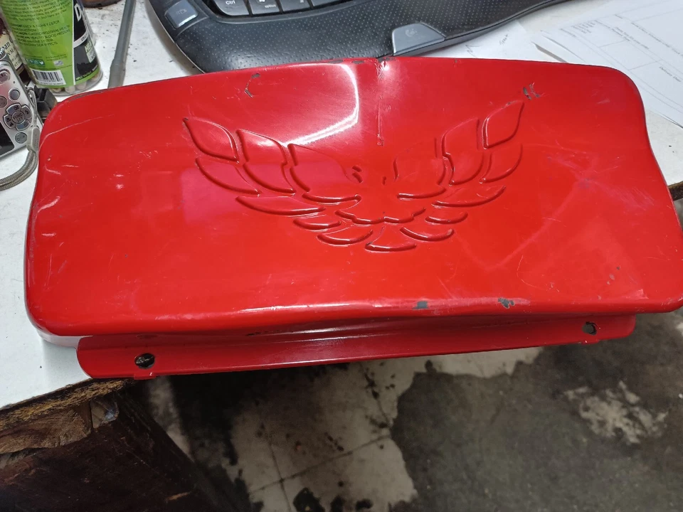 98-02 Firebird Trans Am parachoques delantero placa de matrícula panel de llenado usado defectos GM Foto 2 de 4