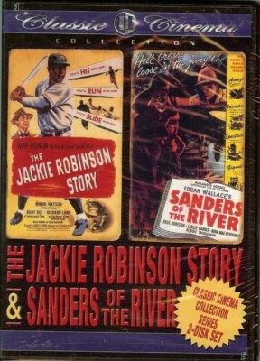 The Jackie Robinson Story / Sanders of the River - DVD - NEW - SEALED 