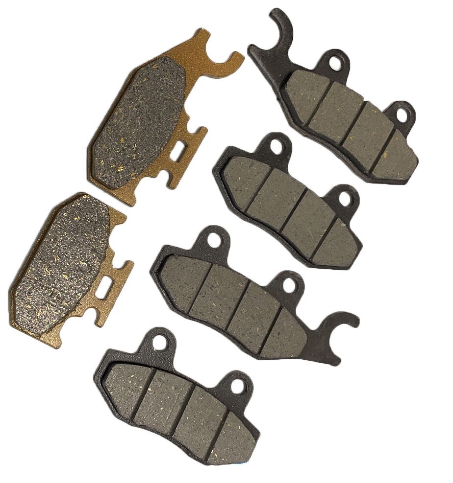 Foreverun Motor Brake Pad Set For Yamaha Rhino 700 YXR700 4x4 2008-2013 - Front & Rear (4 Pads)