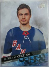 2020-21 Upper Deck Young Guns #709 Patrick Khodorenko - New York Rangers