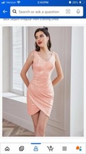 NWT Short Sequined Dress - Small