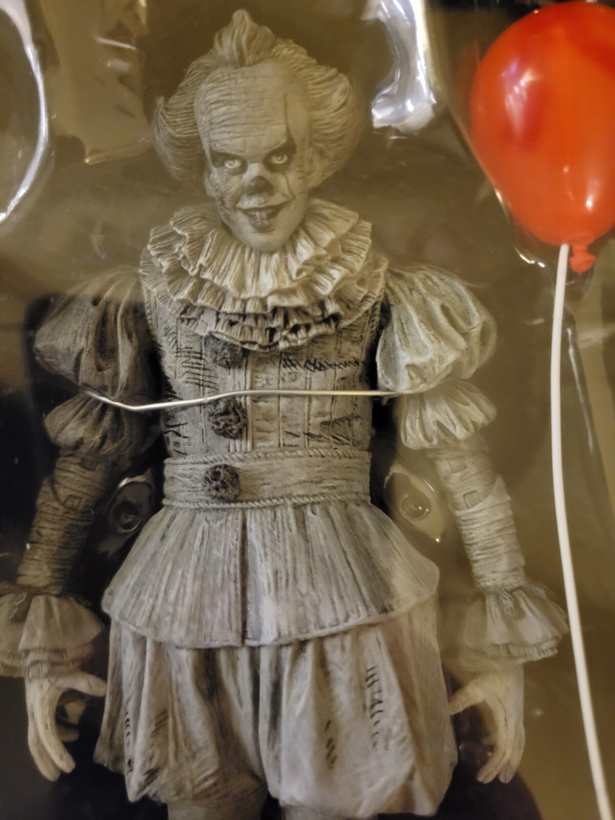 Pennywise B&W Figure Etched/Engraved IT 2019 NECA Reel Toys Sealed SDCC Special
