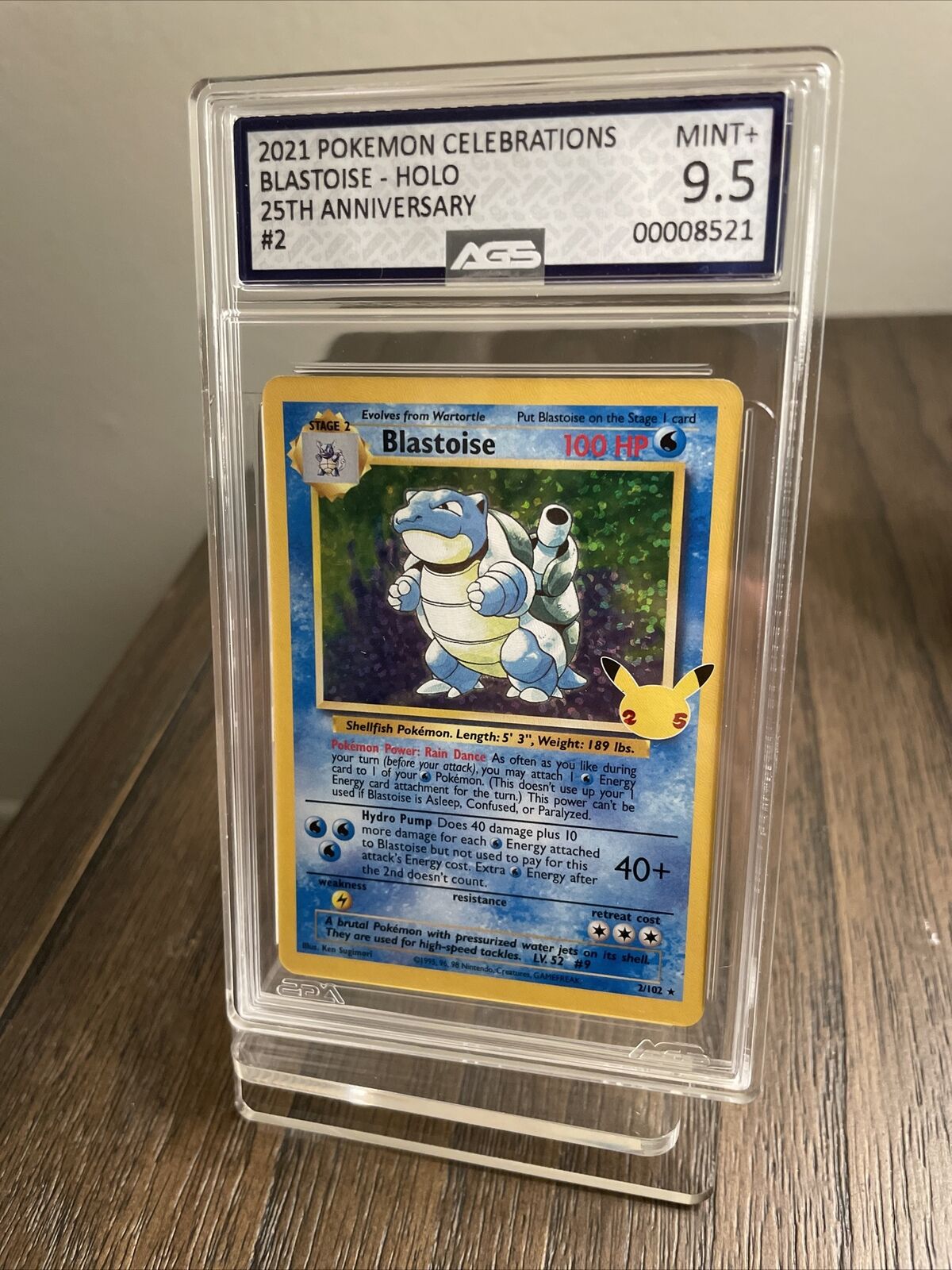 Carta Pokémon Blastoise (2/102) - Celebrações 25 Anos - Alfabay