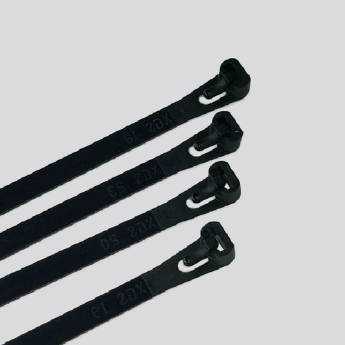 100Pcs Releasable/Reusable Cable Ties Premium Nylon Plastic Strong Zip Ties Wrap - Picture 5 of 9