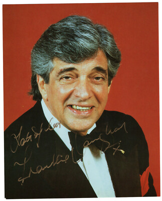 Frankie Vaughan Signed 8 x 10 Photo / Singer Actor Autographed