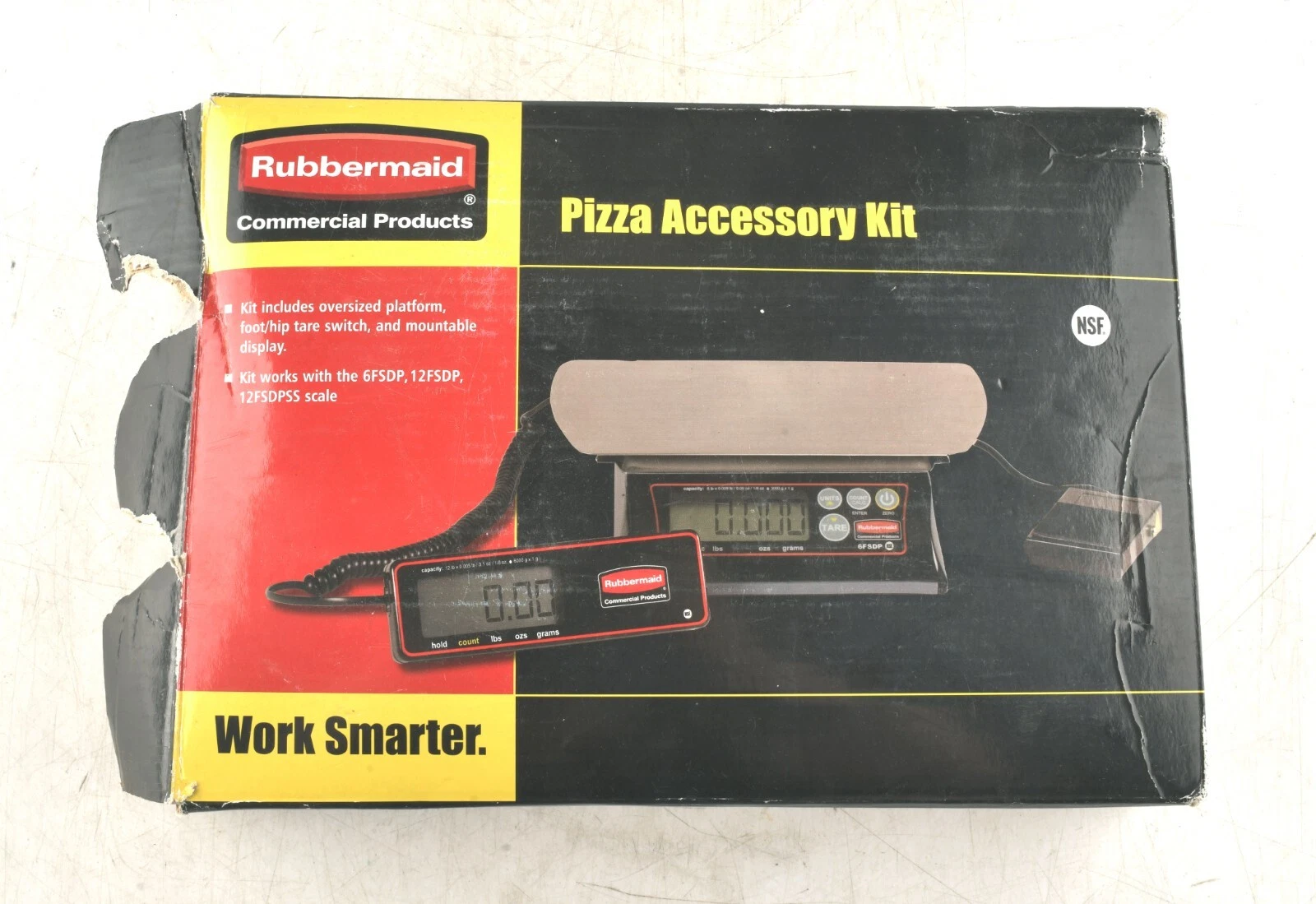 *Rubbermaid Commercial Products 1812625 Premium Digital Scale Pizza Kit