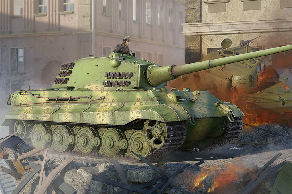 HOBBY BOSS 84559 1:35 Pz.Kpfw.VI Sd.Kfz.182 Tiger II (Henschel 105mm)