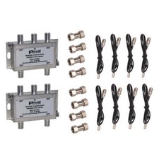 8-Way Splitter System for Sirius and XM Radio Receivers