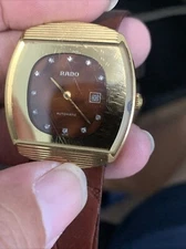 Vintage Rado Automatic watch Mod: 565.3027..2.8 beautiful Carnelian Diamond Dial