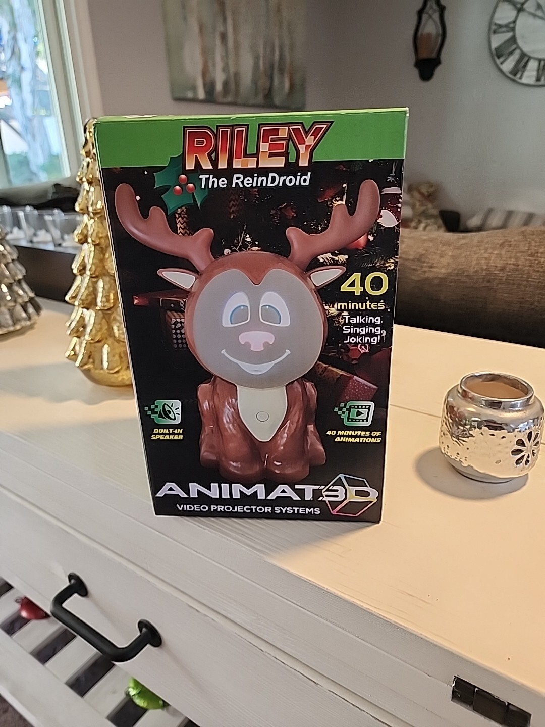 Riley The ReinDroid with Built in Projector & Speaker Seasonal-NEW ...