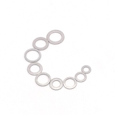 Aluminium Dichtringe DIN 7603 Form A M6-M18 Ölablass Dichtung Flachdichtung AL