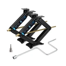 Kohree 7500lbs RV Stabilizer Leveling Scissor Jacks 24" for Travel Trailer Ca...