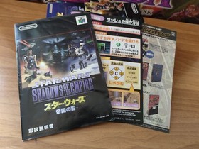 STAR WARS SHADOW OF EMPIRE ✰ Nintendo 64 NTSC ✰ CIB ✰ n64 sfc snes nes game cube