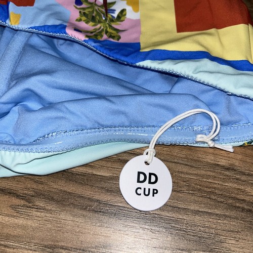 🩷US 12🩷Seafolly AZURE On Vacation Bandeau Underwire One-Piece Swimsuit, DD - Picture 10 of 10