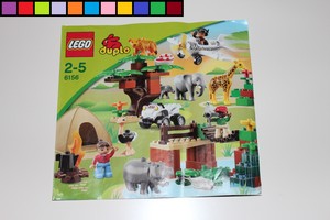 Details About Lego Duplo Bauanleitung Safari Abenteuer 6156