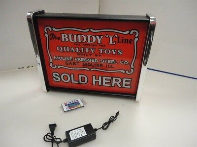 Buddy L Quality Toys Sold Here LED Display light sign box