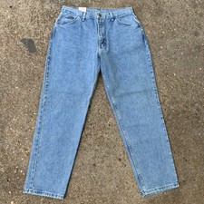 WRANGLER - Vtg NWT Light Stonewashed Relaxed Mom Jeans, Womens 16 x 30 Length