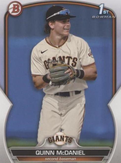 2023 Bowman Draft - Quinn Mcdaniel #BD-136 - 1 of 1