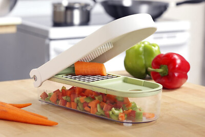 Goodcook Touch Veggie Produce Chopper, Heavy Duty BPA Free, Multi Fruit Cutter