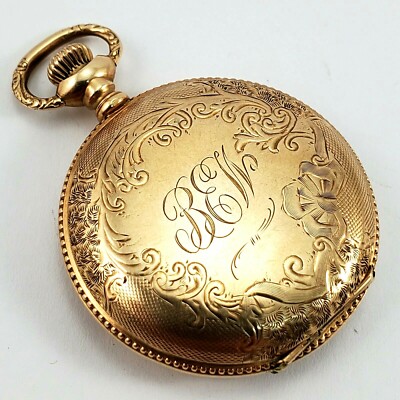 Antique Pocket Watch Case Courvoisier Wilcox 14K Full