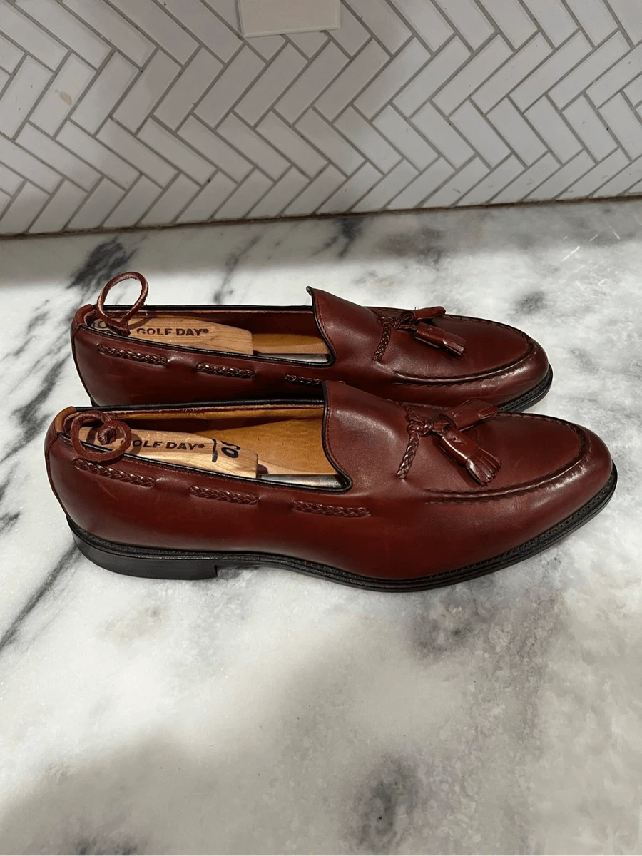 Allen Edmonds Brookwood Tassel Loafers Men’s 11.5B Narrow Black Leather Vibram Allen Edmonds Pembrooke Split Toe Tassel | Mercari main image 4