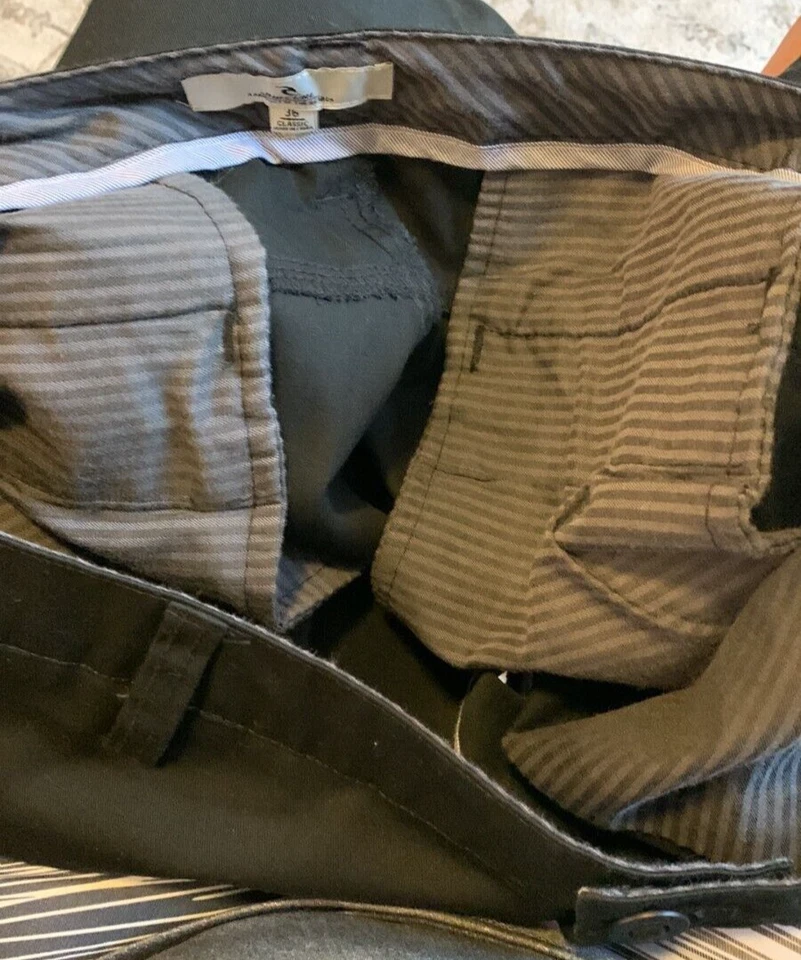 @ Rip Curl Passenger Walk Shorts Black Size 36 Leg Length 21 Tailored Fit NWTs - Image 3 of 4