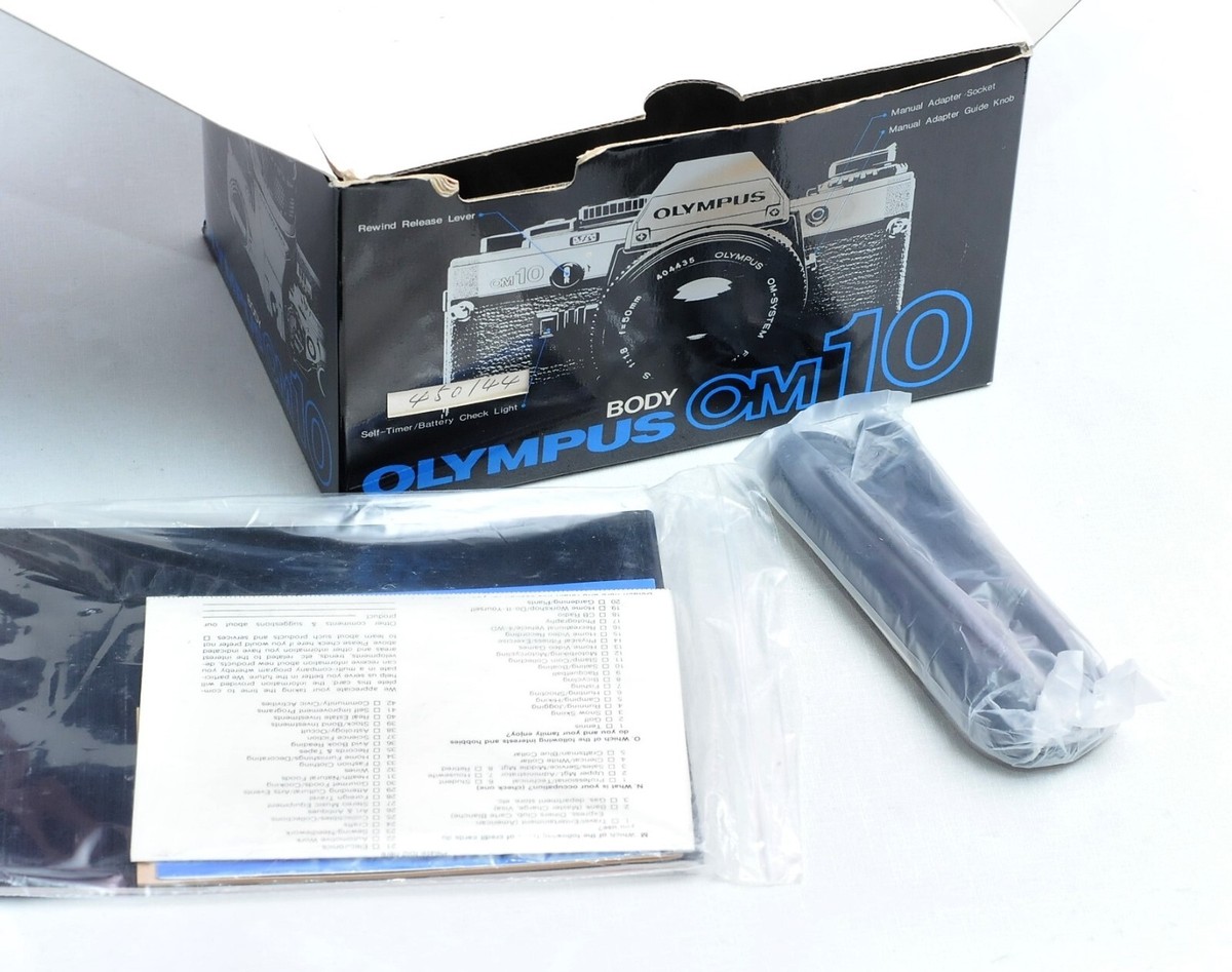 Olympus Original OM 10 Film Camera Strap *NEW* W/OM 10 Manual and