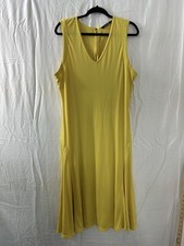 Ralph Lauren Black Label A Line Dress Yellow XL designer cocktail wedding preppy