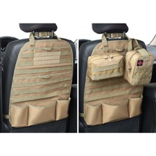 Tactical Gear Molle Auto Car Truck Seat Back Storage Cover Organizer Bag Pouch