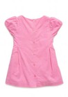 NWT Nursery Rhyme Baby Girls Pink Short Sleeve Corduroy Lace Dress 18 Months — photo 2