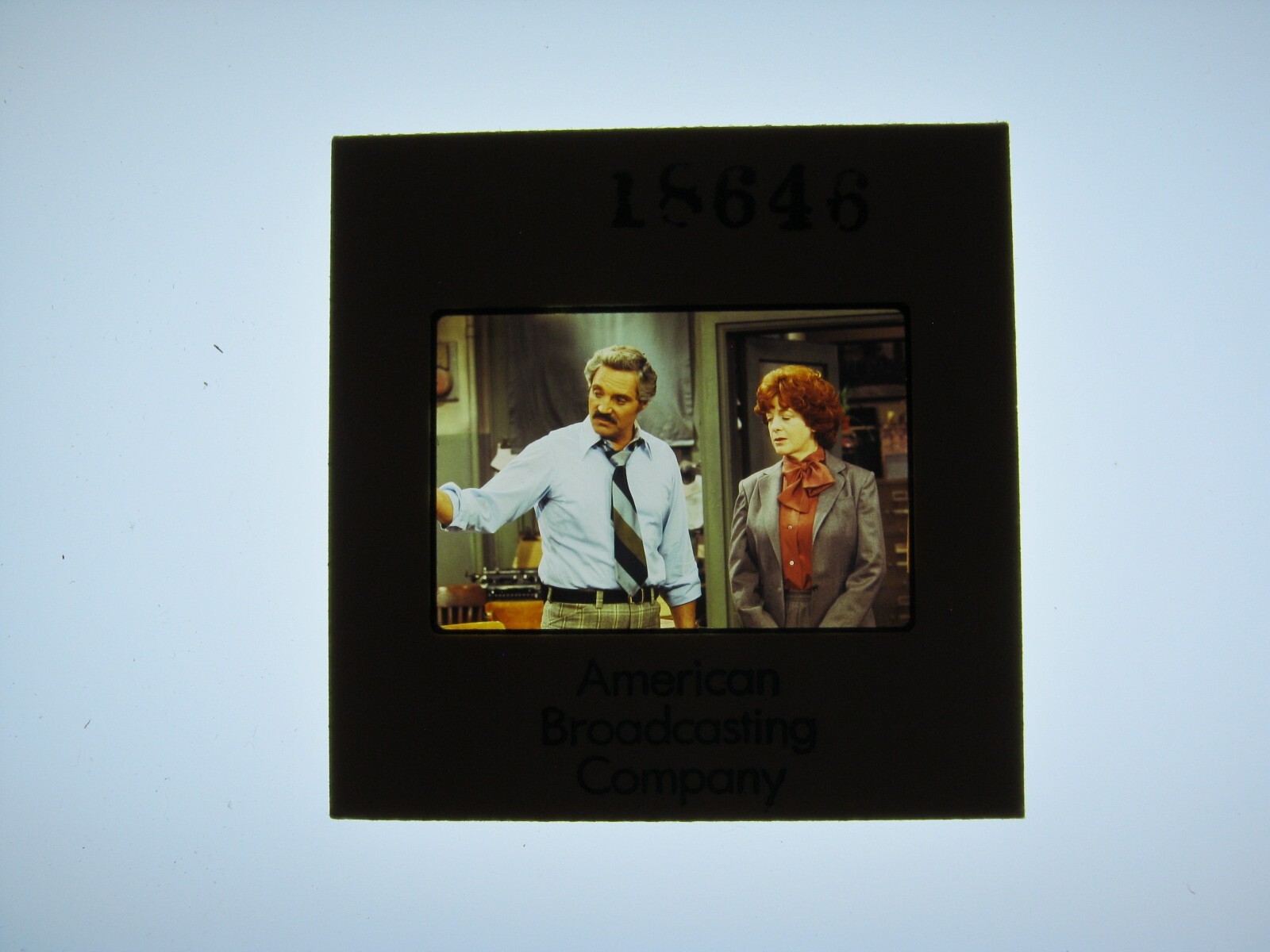 Orig BARNEY MILLER 35mm STAMPED ABC Studio Prod Slide 5 HAL LINDEN ...