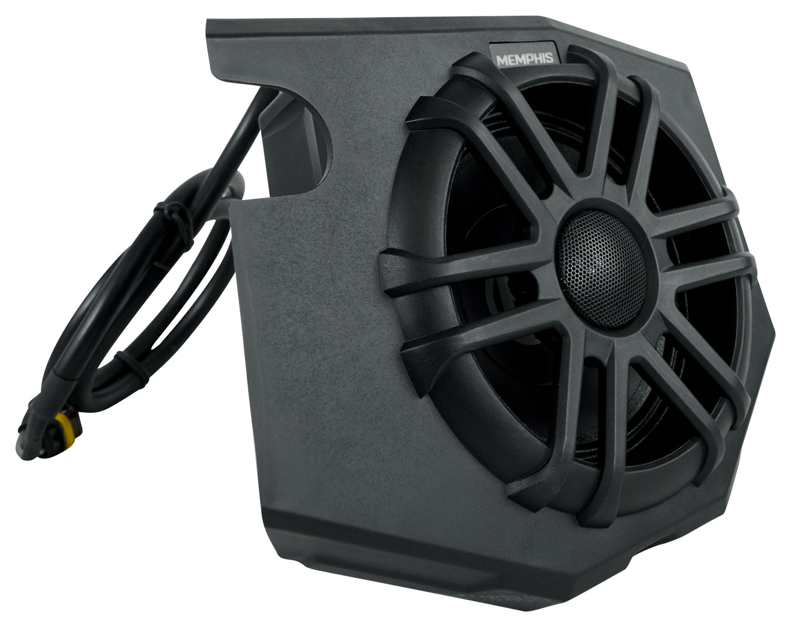 Пара светодиодных динамиков Memphis Audio RZR65FE мощностью 75 Вт со среднеквадратичным значением Наушники для 2014 года Polaris RZR