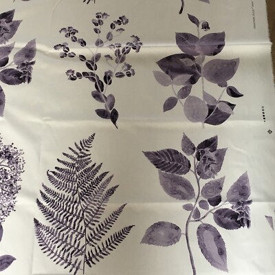 Designers Guild Stoff ~'Jindai '2.35 Mtrs Heidekraut 100% Cotton ~ Kaori