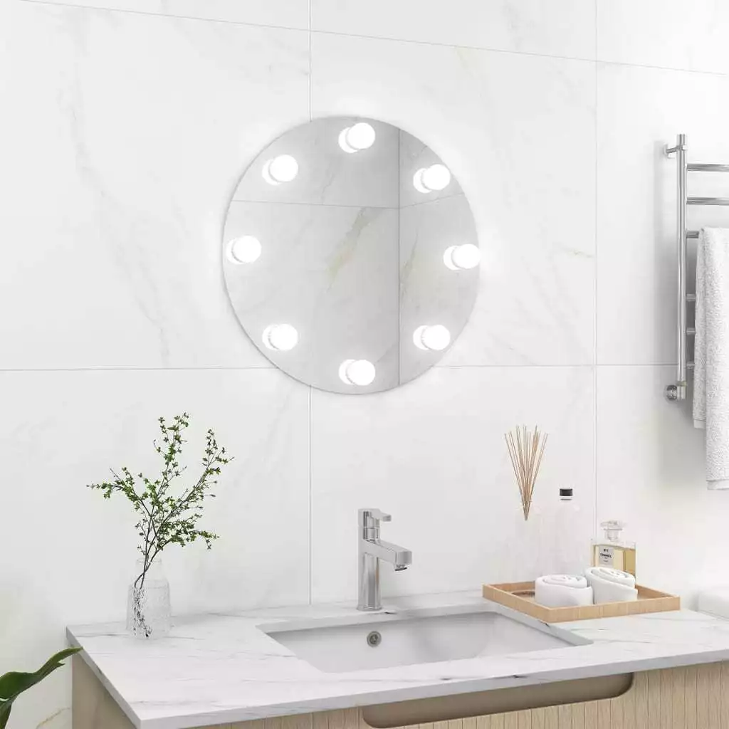 Mirror glass 2024 led light