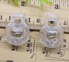 4pc Shoelace Buckle Non-slip Stopper Rope Clip Clamp Cord Lock Running 18x22mm