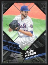 Jacob deGrom 2021 Topps Stadium Club Beam Team Black /99 #BT-10 New York Mets
